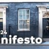 10 downing street with "our 2024 manifesto" and the Save the Student logo overlaid