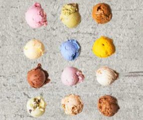 gelato scoops