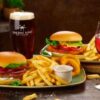 Greene King burger meals with drinks