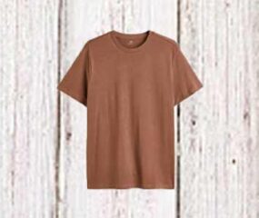 h&m tan t-shirt