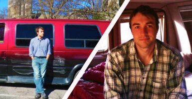 ken ilgunas with his van
