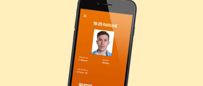 railcard on phone